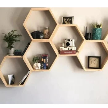 Estante Colmeia para Decoração