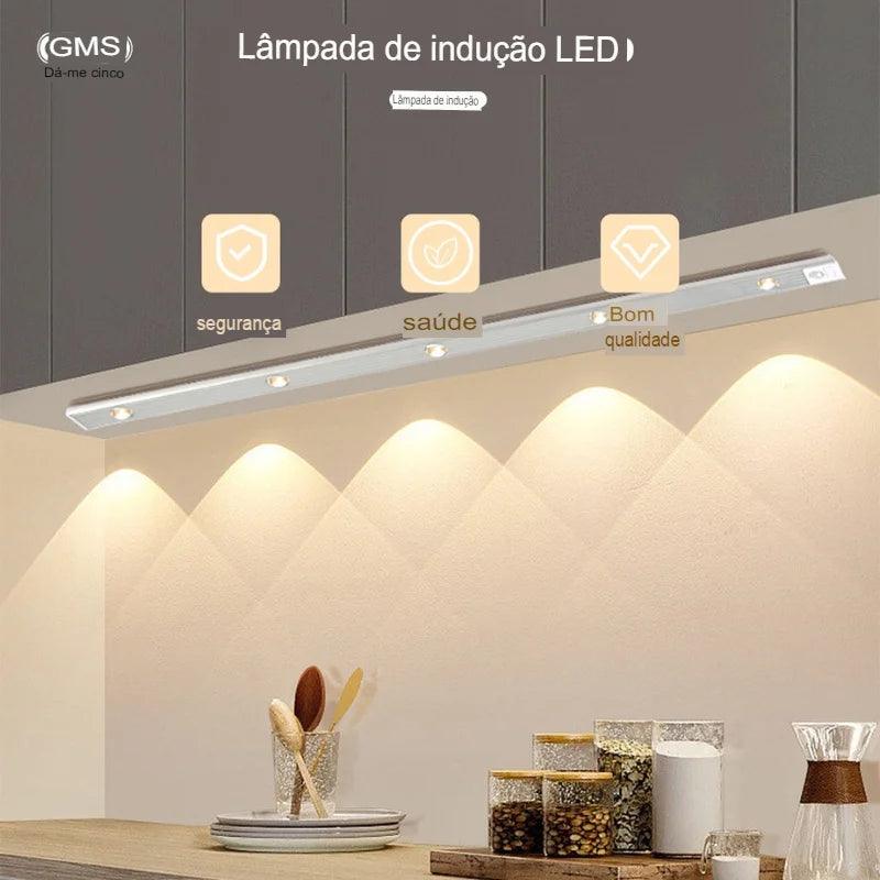 Luminária Magnética Com Sensor De Movimento - LED - Dy Confort
